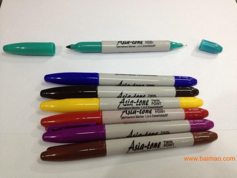 防干记号笔 亚通牌防干记号笔脱帽二周不会干