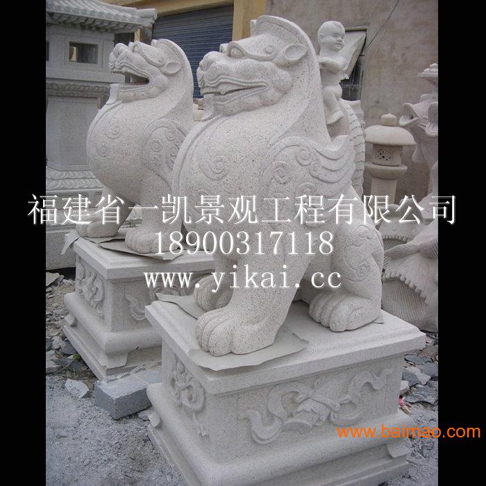 白麻石貔貅 石雕貔貅价格 精品石雕貔貅生产厂家