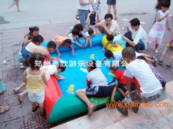 广场游乐设施儿童钓鱼玩具充气水池儿童摸鱼池