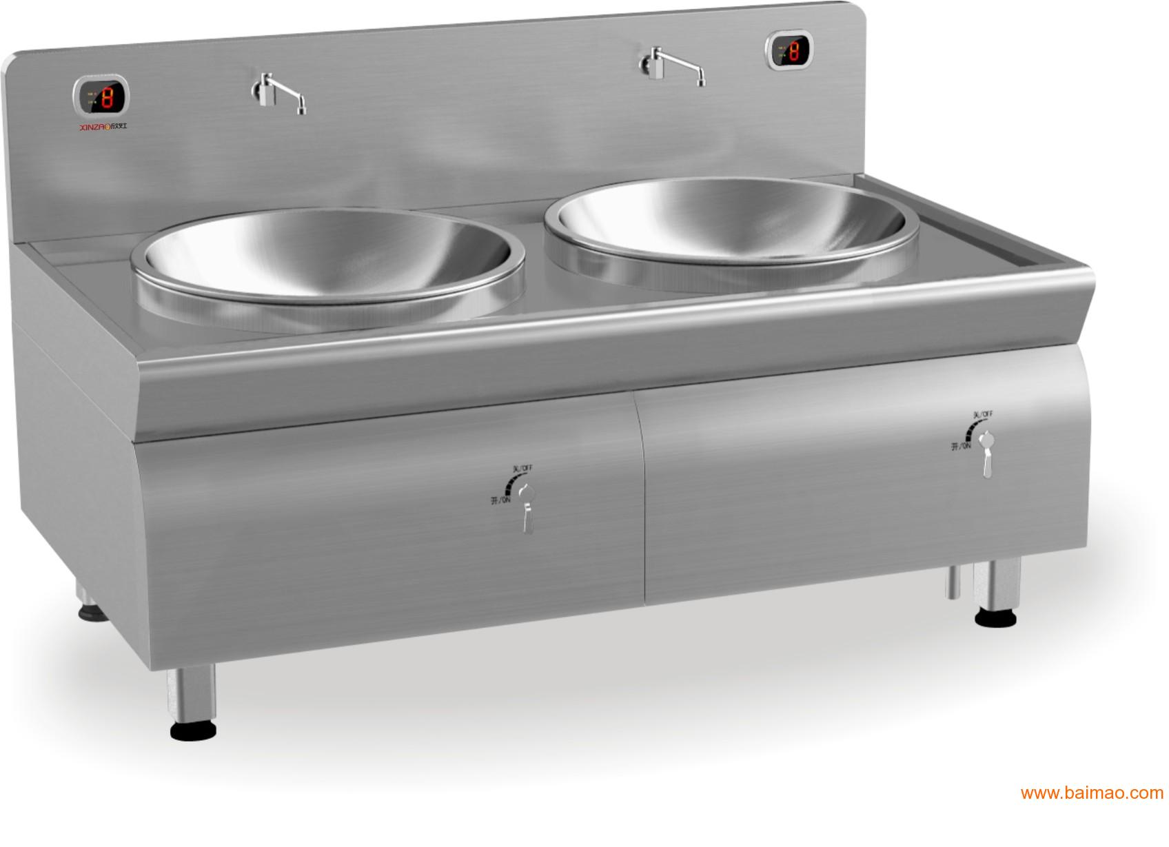 商用双头大电磁炒炉,商用双头大电磁炒炉生产