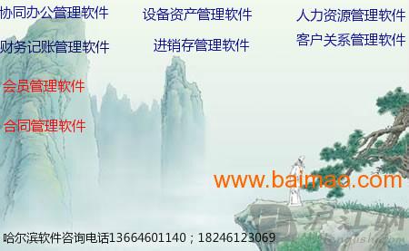 哈尔滨软件:黑龙江大企业市场销售管理软件,哈