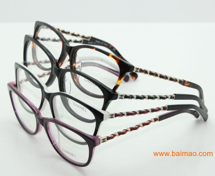 2012新款**CH3221皮鏈板材眼鏡架批發