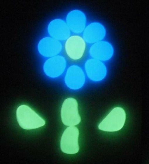 夜光石\/夜光鹅卵石\/发光石头\/夜光玉石\/发光玉石