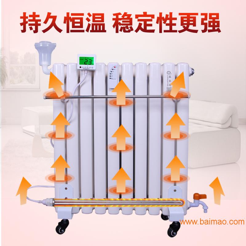 水電暖氣片取暖器家用電熱器插電注水電加熱暖氣片
