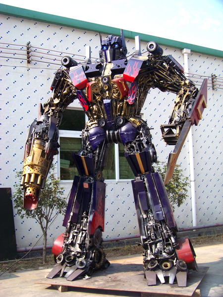 铁的传奇变形金刚擎天柱模型租赁,铁的传奇变