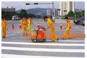 郑州小区道路划线公司 马路专业标线价格