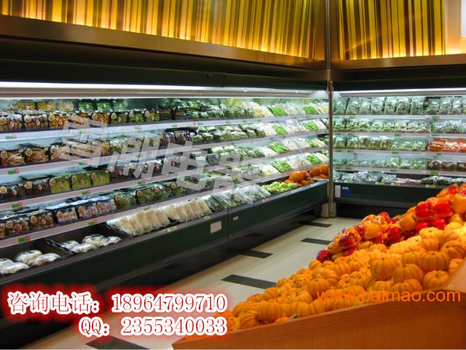 杭州水果店展示柜-保鲜水果用的柜子-超市水果