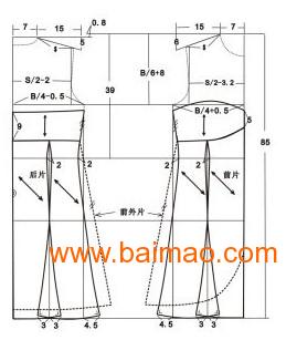 内衣打版纸样_西装外套打版纸样图片(3)