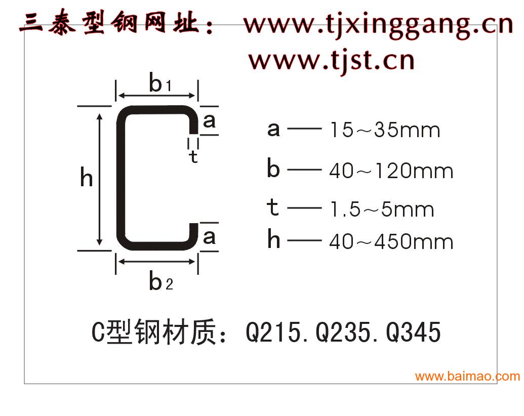 天津的内卷边c型钢供应厂家/批发/供应商