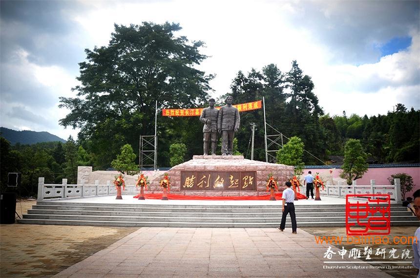 福建福州雕塑公司定制不锈钢雕塑人物雕塑景观