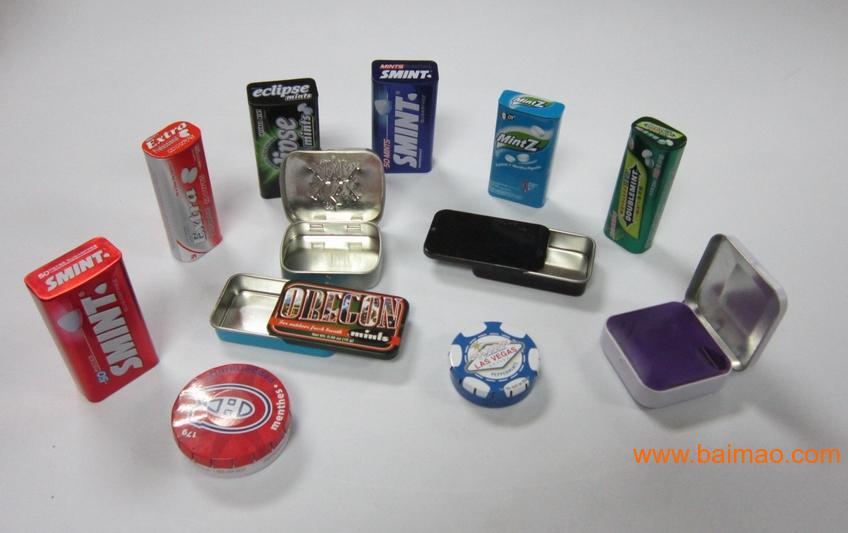 凉糖盒 马口铁凉糖盒 薄荷糖盒 口香糖盒 口香糖