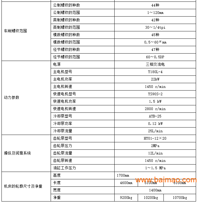 宝鸡机床 c61100系列卧式车床