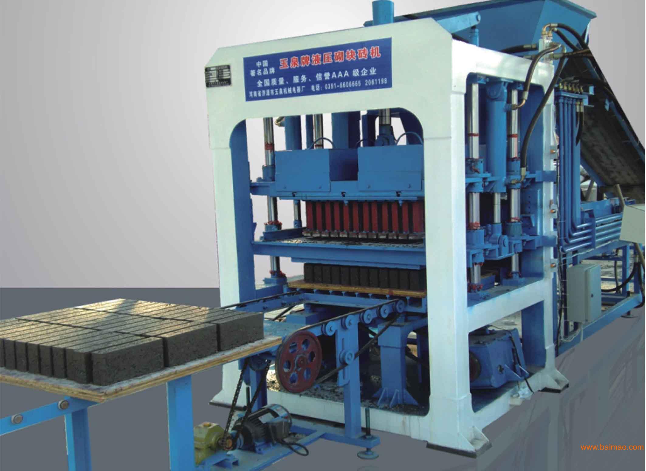 水泥砖机,水泥砌块机,粉煤灰水泥砌块砖机设备