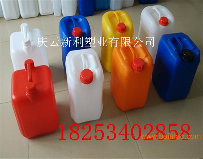 化工塑料桶生产厂家供应10KG小口方罐10升塑料桶
