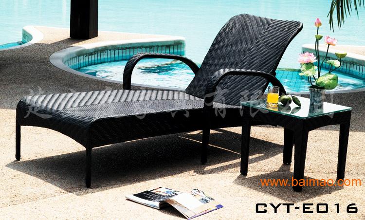 初夏休闲躺椅、海滨泳池休闲躺椅、户外沙滩椅清凉出售