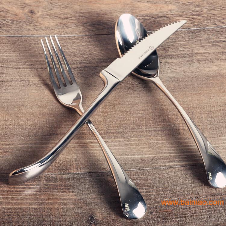 厂家直销上海不锈钢刀叉 西餐刀叉 礼品餐具套装