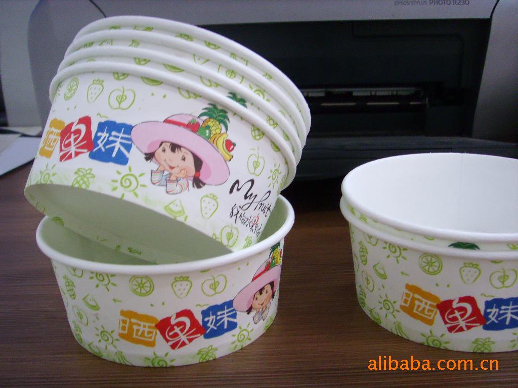 可定制,一次性淋膜纸碗,供应刨冰纸碗,可定制,一次性淋膜纸碗生产厂家