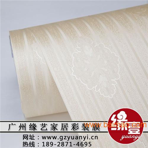 【彩装膜厂家】PVC壁纸自粘墙纸 卧室防水墙纸
