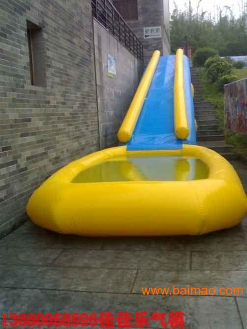 大型水上步行球 充气香蕉船 水池滑梯 水上滚筒