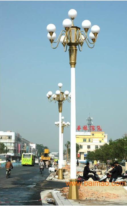 厂批发定做高杆中华景观灯 中国结灯笼灯