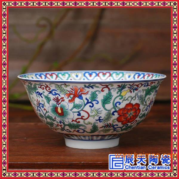 新款**特色中式陶瓷寿碗生产   定做**青花寿碗