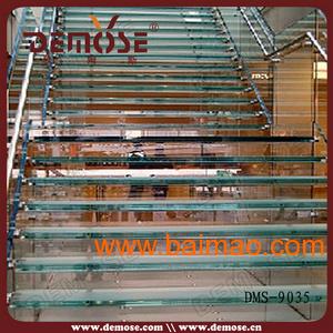 供应狄姆斯不锈钢扶手钢玻璃楼梯