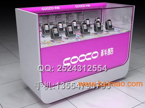 深圳手机展示柜制作，手机展柜制作厂家