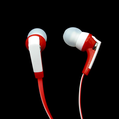 供应M607 入耳式MP3扁线耳机 深圳生产厂家