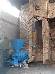 磨煤喷粉机（喷煤机）在烘干燃烧室上的应用