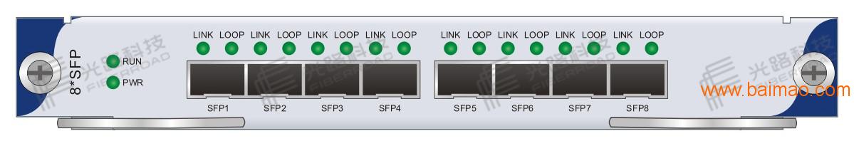 6U波分传输平台系统