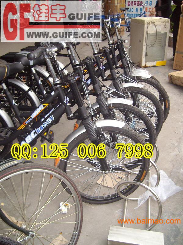 自行车电动车摩托车通用停放架 自行车停放架批发供应