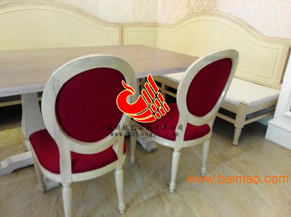 水曲柳餐椅 木质餐桌椅子 美式餐桌凳子 现代餐桌椅