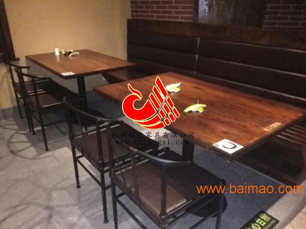 中式连锁餐厅家具 新中式餐桌椅订购 **别墅餐桌椅
