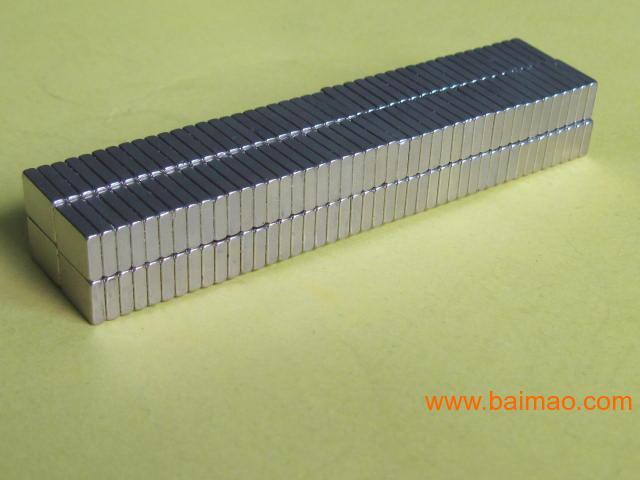 F10.5*7.2*2.2绵阳切片磁铁加工方块磁钢