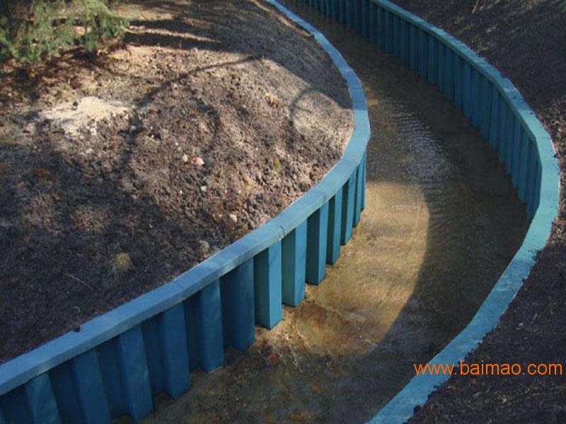 高标准农田 水利工程建筑材料 布尔塑钢板桩 绿色环保材料