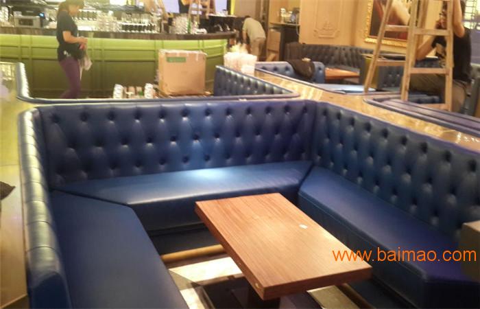 田园港式茶餐厅6人小方桌椅组合 咖啡厅桌椅4人尺寸