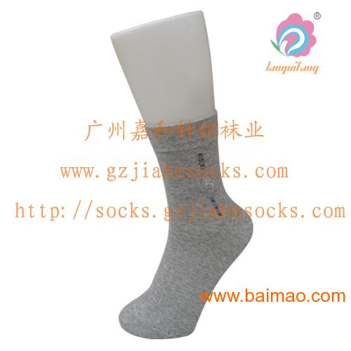 绣花男士商务袜-广东袜子厂家加工生产、销售、批发