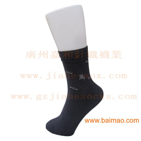 广东商务男袜子定做 袜子加工厂 男式绅士袜