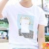 2017夏季男士短袖T恤韩版学生印花修身潮男装体恤