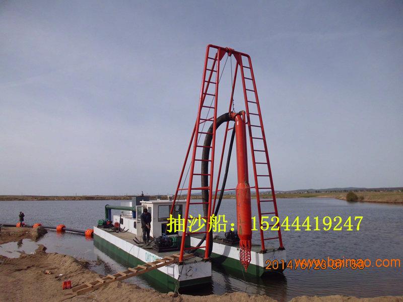 广东湛江河道10寸冲吸式抽沙船|150方产量抽沙船