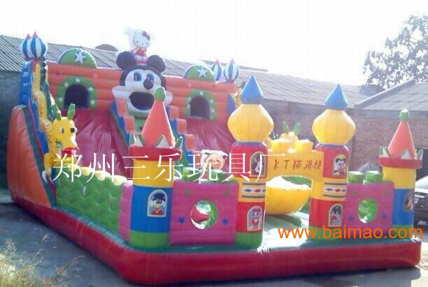 内蒙古2014新款迪士尼儿童充气滑梯在哪里经营赚钱
