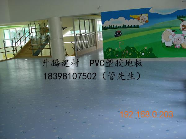 南充塑胶地板胶PVC塑胶楼地面幼儿园卡通地胶