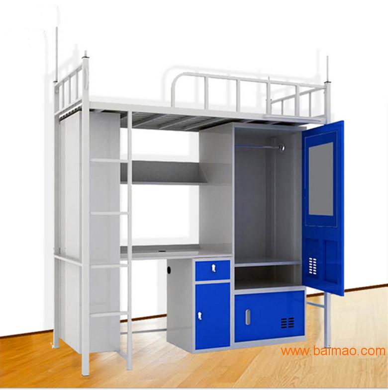 稳固-钢制公寓床-广州学校公寓铁床-单人公寓床