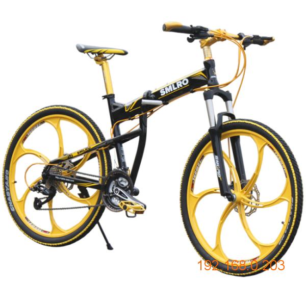 想买**的27速圣玛力诺一体轮山地自行车，就来明诺自行车|一体轮山地车代理加盟