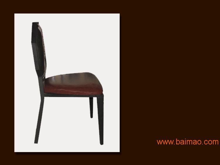 欧式餐椅实木椅子复古咖啡厅**店餐厅靠背椅 美式餐椅