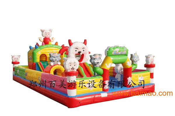 浙江温州儿童蹦床，充气玩具气垫床厂家报价