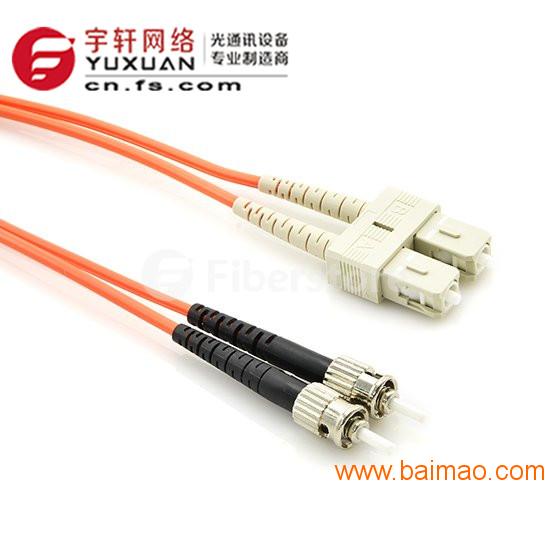 SC-ST 双芯多模(OM1)光纤跳线