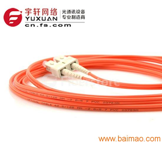 SC-ST 双芯多模(OM1)光纤跳线