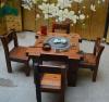 老船木现代中式客厅茶桌