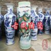 陶瓷大花瓶厂家直销 纯手工拉坯绘画龙纹青花瓷花瓶